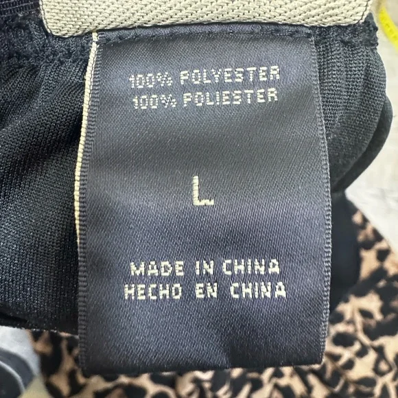 Leopard Print Pleated Midi Skirt - Picture 5 of 5